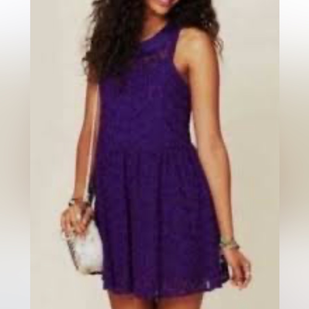 Free People xs purple dress